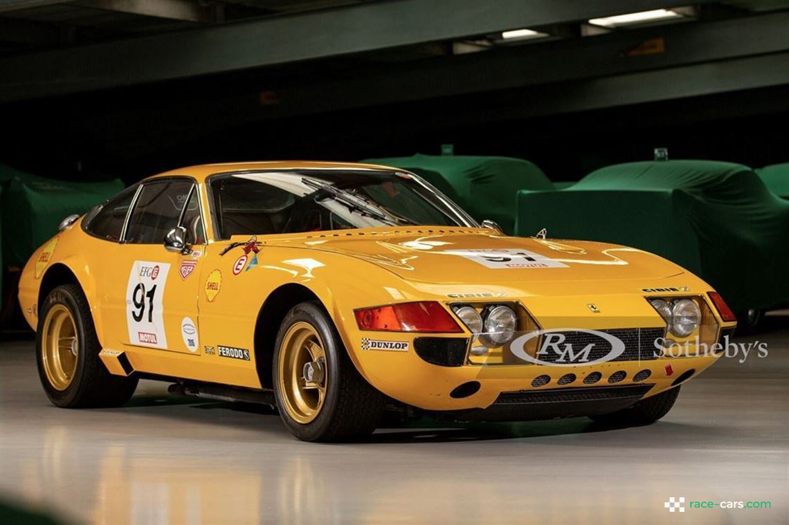 1973 Ferrari 365 GTB/4 Daytona Berlinetta Competizione Conversion Tom Gidden ©2022 Courtesy of RM Sotheby's